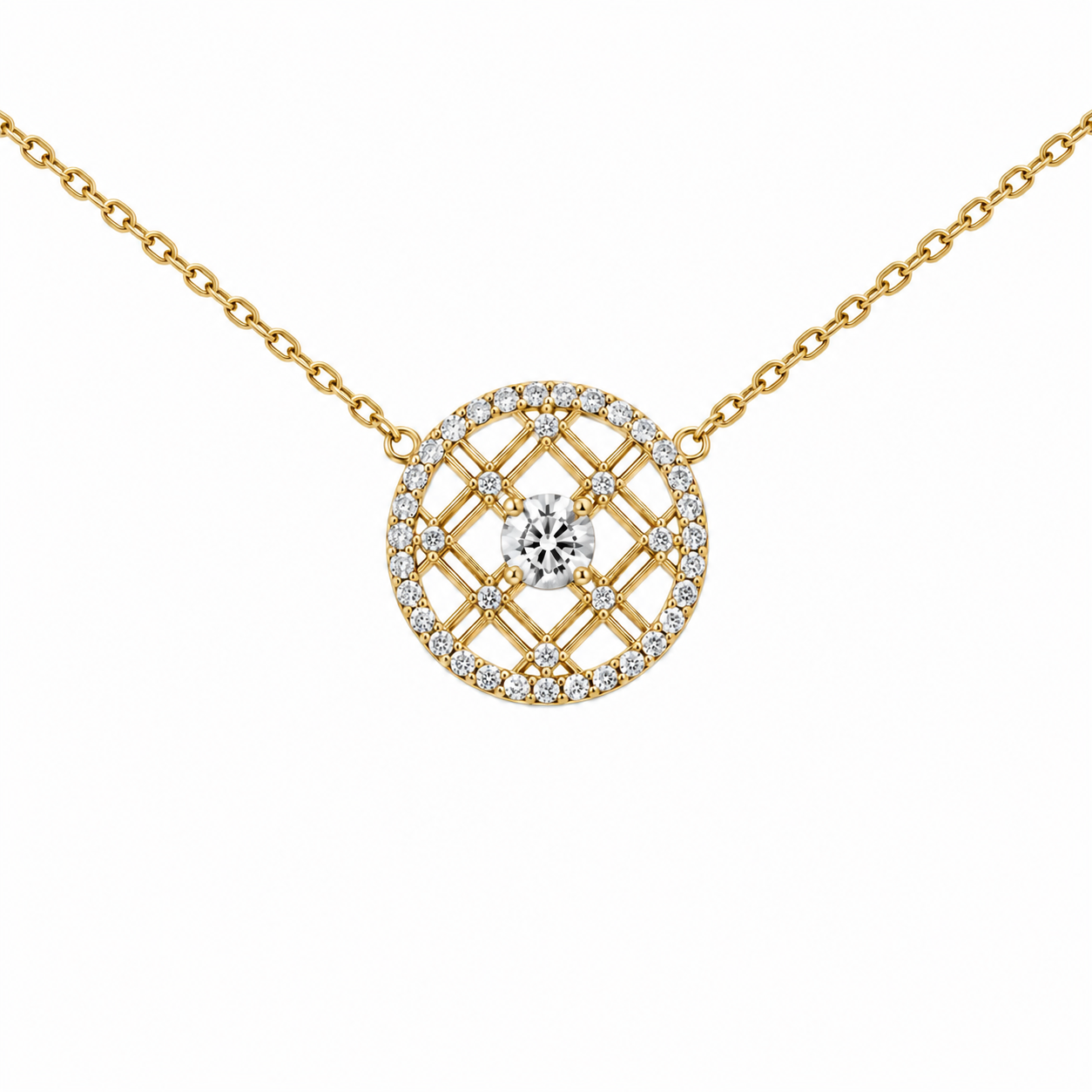 Collier Louvre, or jaune 18 carats – Ora Paris