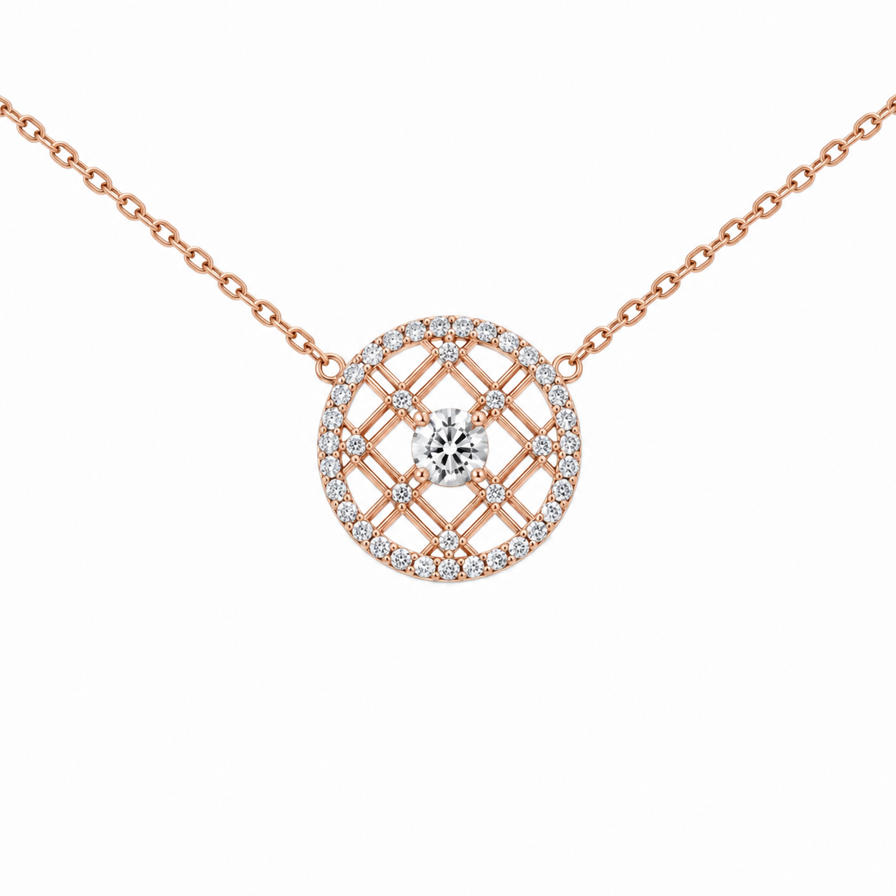 Collier Louvre, or rose 18 carats – Ora Paris
