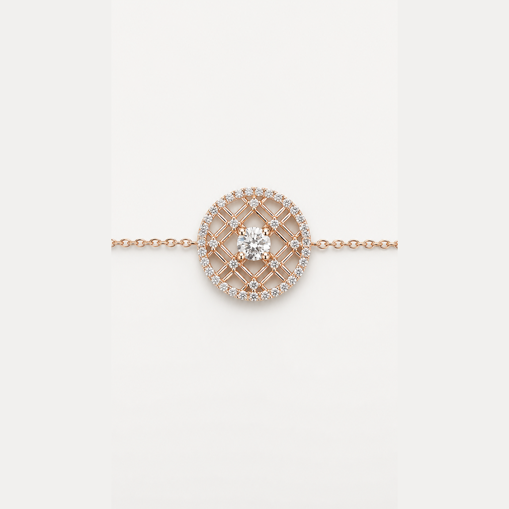 Bracelet Louvre, or rose 18 carats – Ora Paris