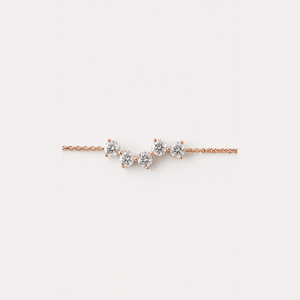 Bracelet Panthéon, or rose 18 carats – Ora Paris