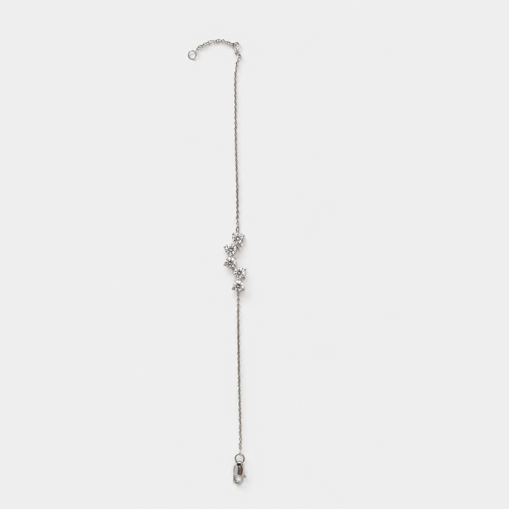 Bracelet Panthéon, or blanc 18 carats – Ora Paris