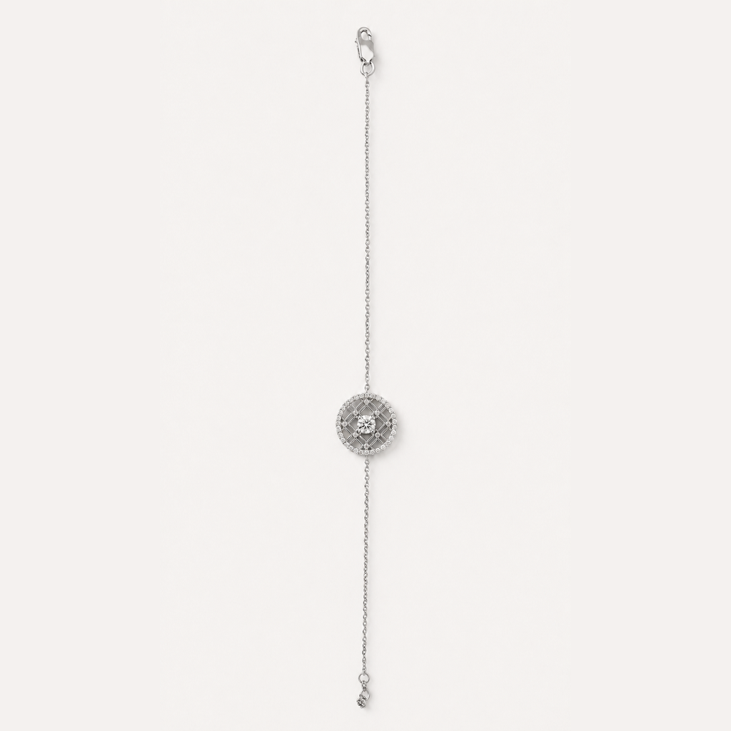 Bracelet Louvre, or blanc 18 carats – Ora Paris