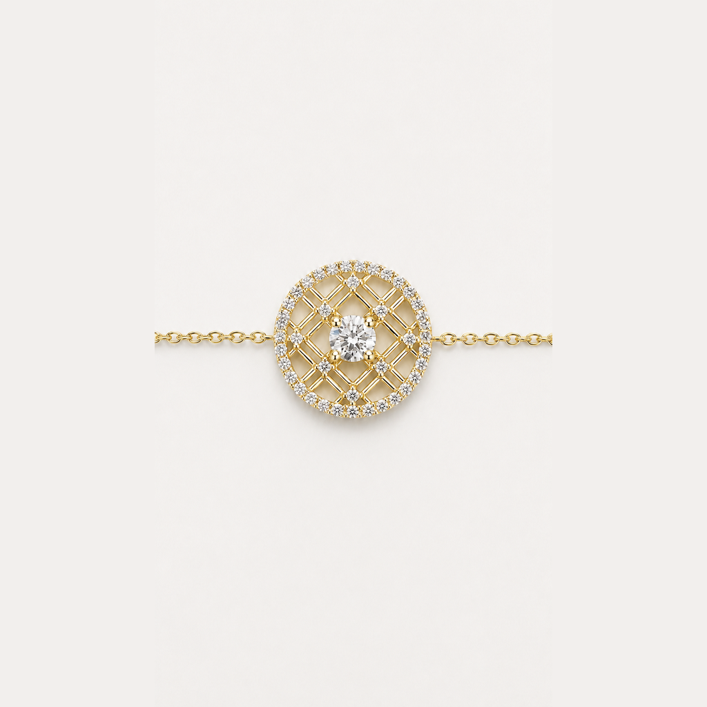 Bracelet Louvre, or jaune 18 carats – Ora Paris