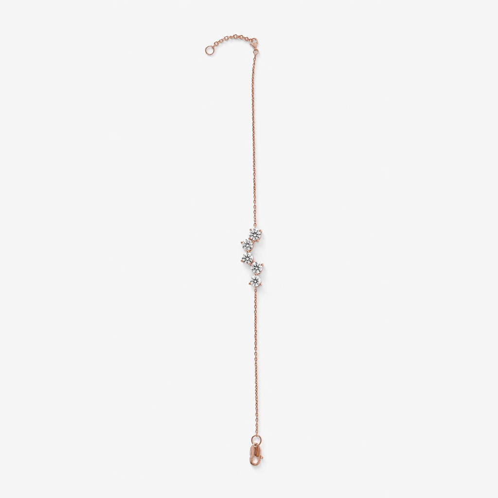 Bracelet Panthéon, or rose 18 carats – Ora Paris